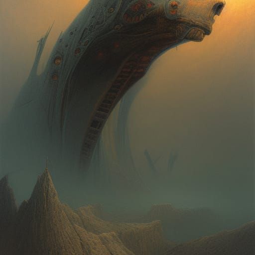 Pale Horse of Death: Surreal Digital Portrait