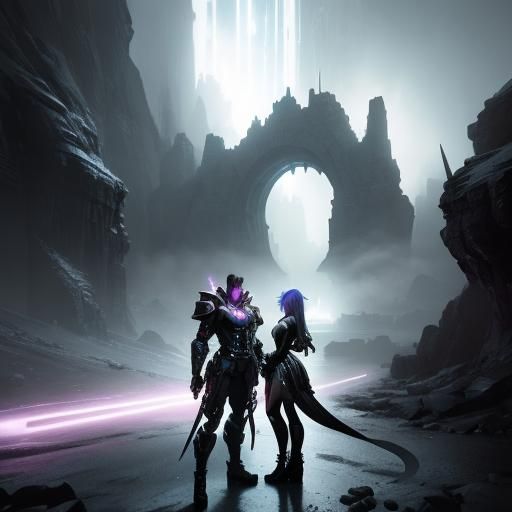 Mystical Cave Entrance: Heroic Fantasy Art