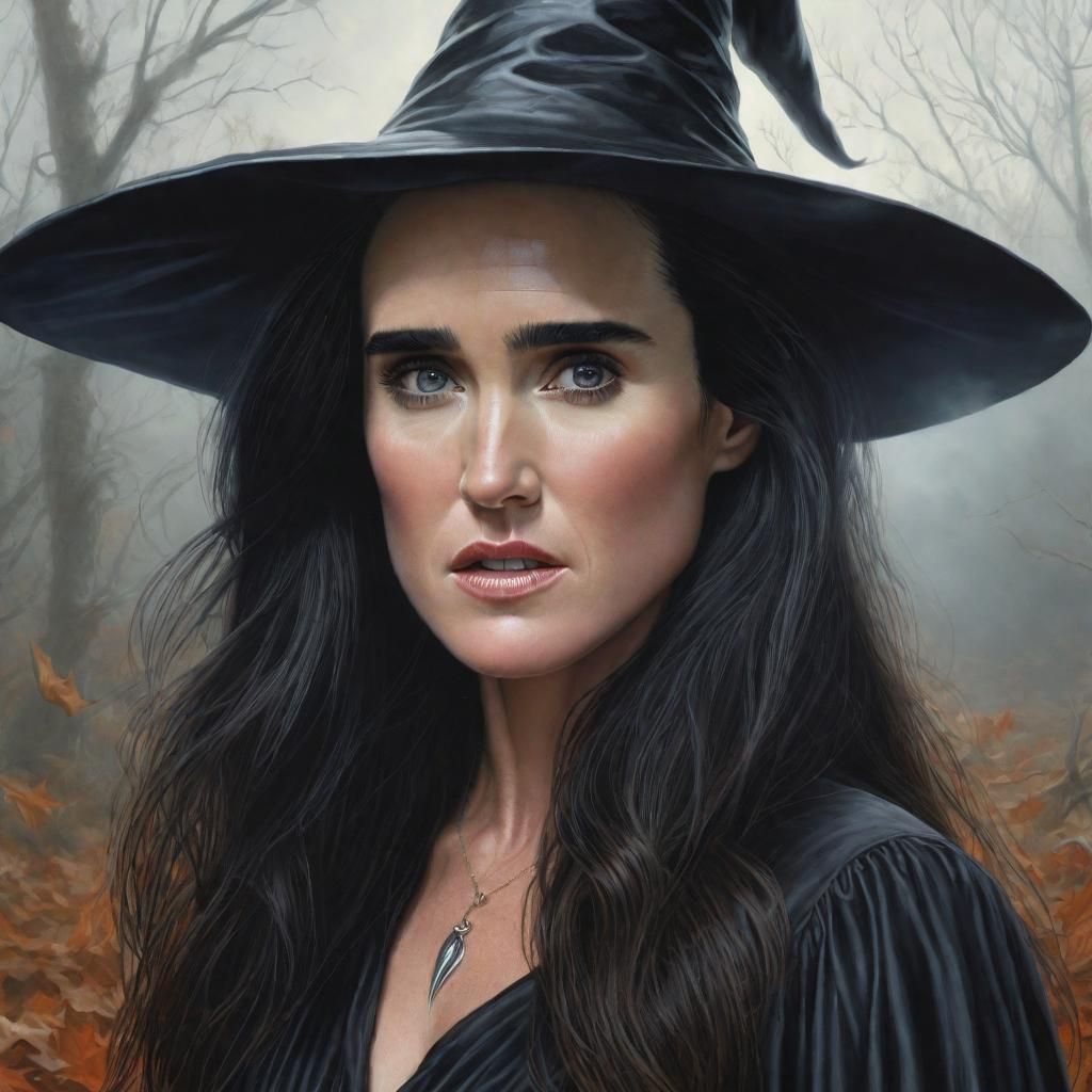Jennifer Connelly as the black witch