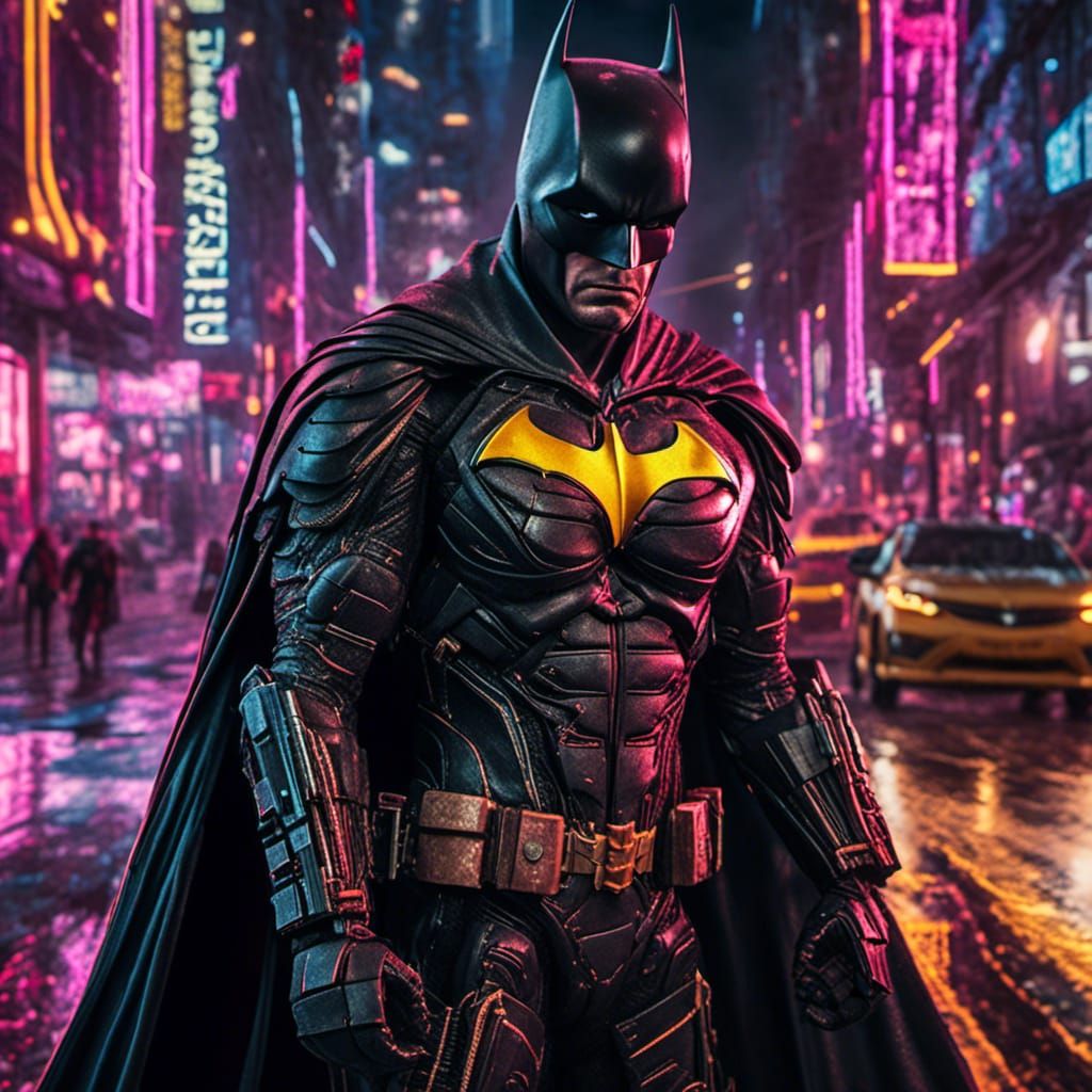 Thomas Wayne as Flashpoint Batman in Hyperreal Style
