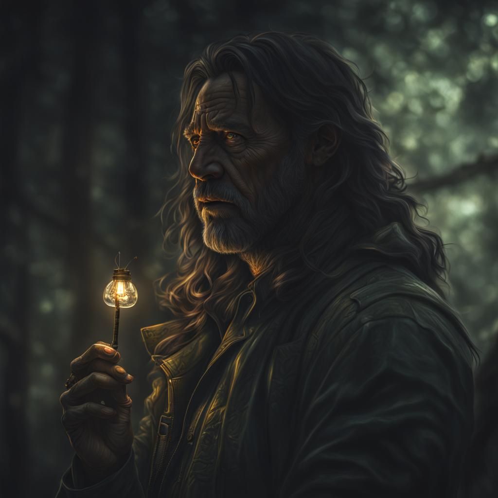 Hyperrealistic Portrait of Otis Firefly