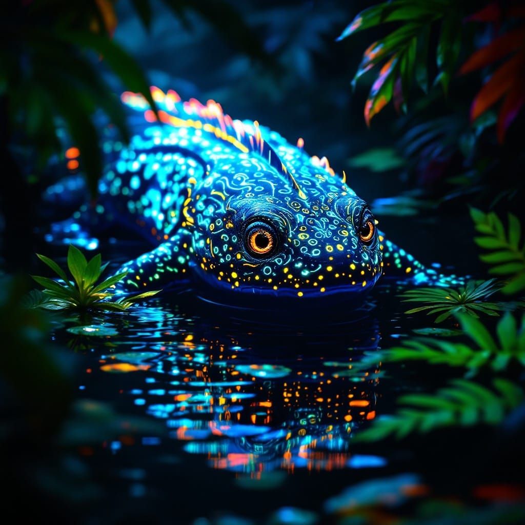 A mysterious amphibious creature