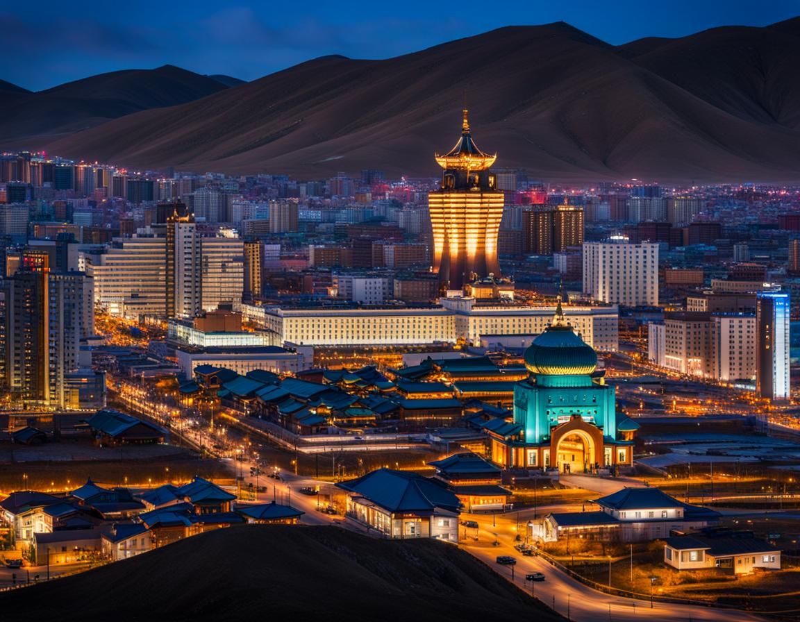 Futuristic Ulaangom: A Technologically Advanced Mongolian Ci...