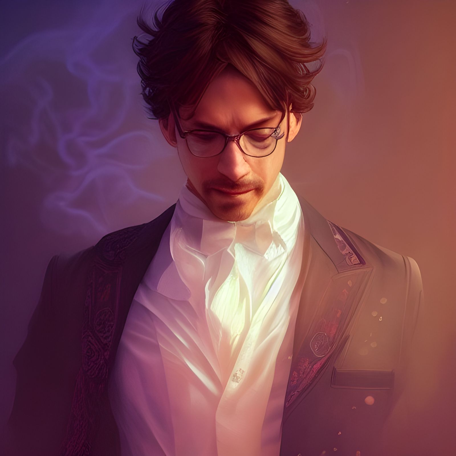 Dancing Doctor Portrait in Dynamic Lighting