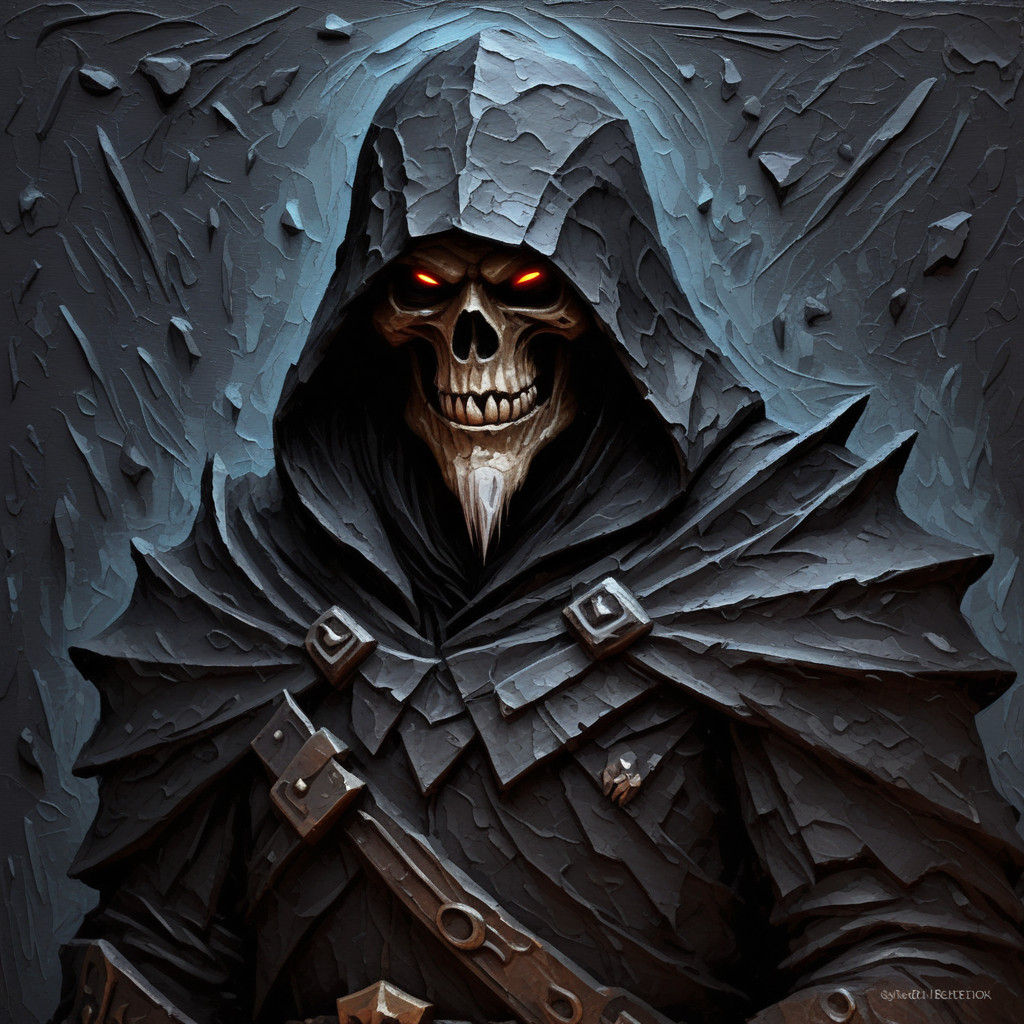 Darkened Realism in Thick Paint