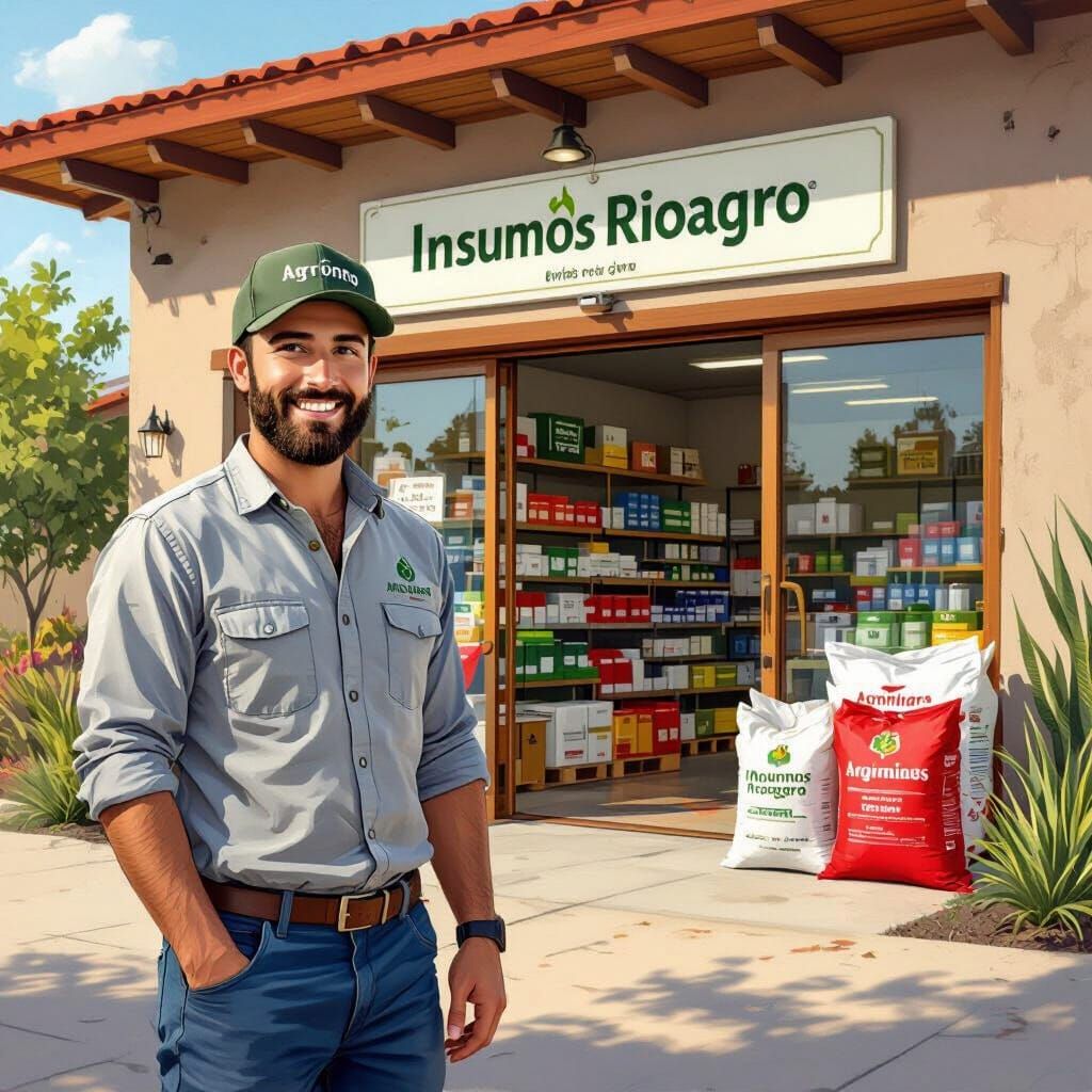 Young Agronomist at Rioagro Store