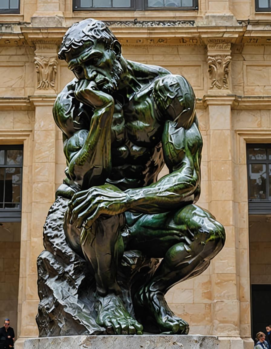 The Thinker Statue by Rodin: Bronze Sculpture