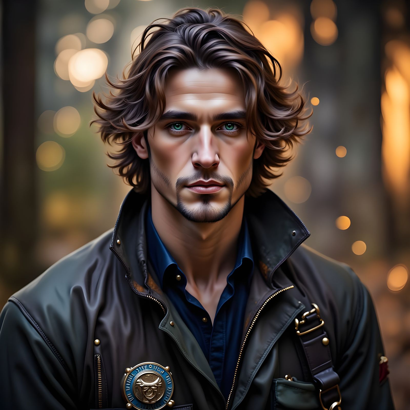 A Weary Fireman in a Moment of Respite