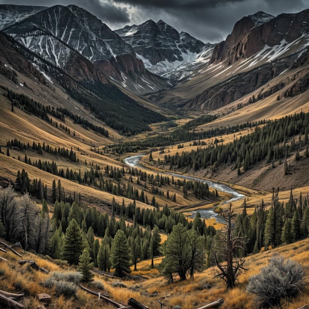 Hyperrealistic Colorado Landscape in Cinematic Style
