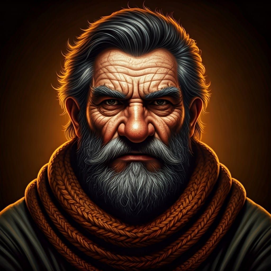 Majestic Dwarf Evoker in Baroque Fantasy