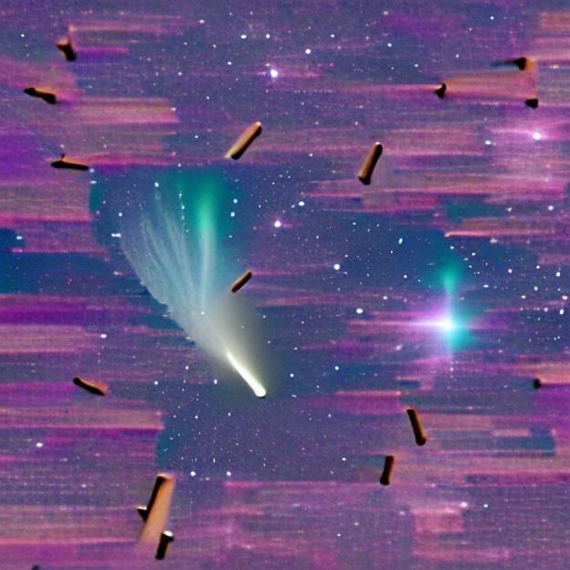 Spectacular View of Halley's Comet