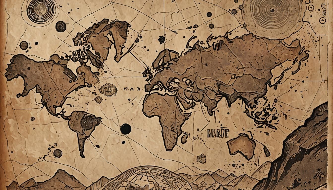 Retrofuturistic Comic Book Art: Martian Manuscript Unveiled