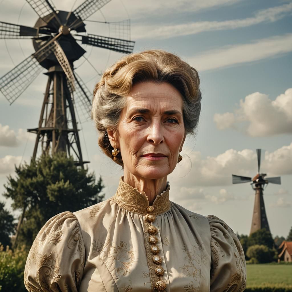 Victorian-Era Portrait of a Dutch Woman