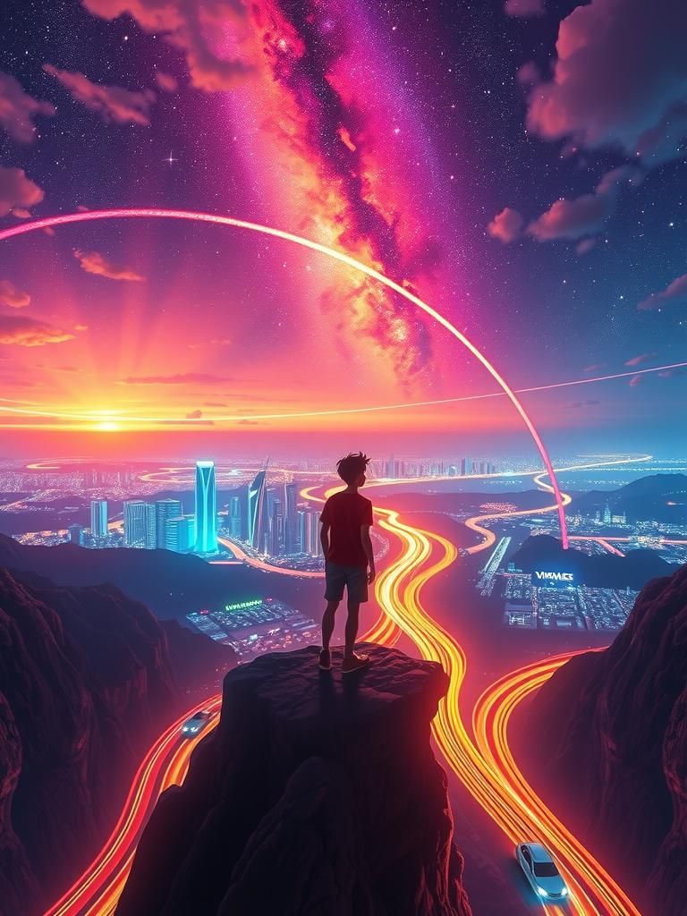 an energetic and vibrant masterpiece inspired by the song Ni...