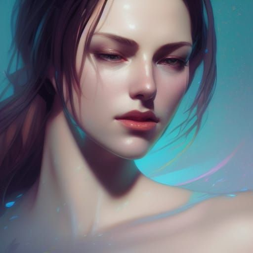 Lustful Portrait in Hyperdetailed Style