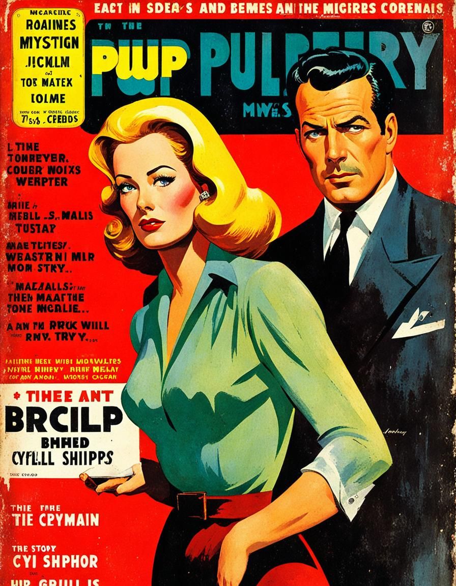 Pulp Mystery Cover #17 - Moonlighting?