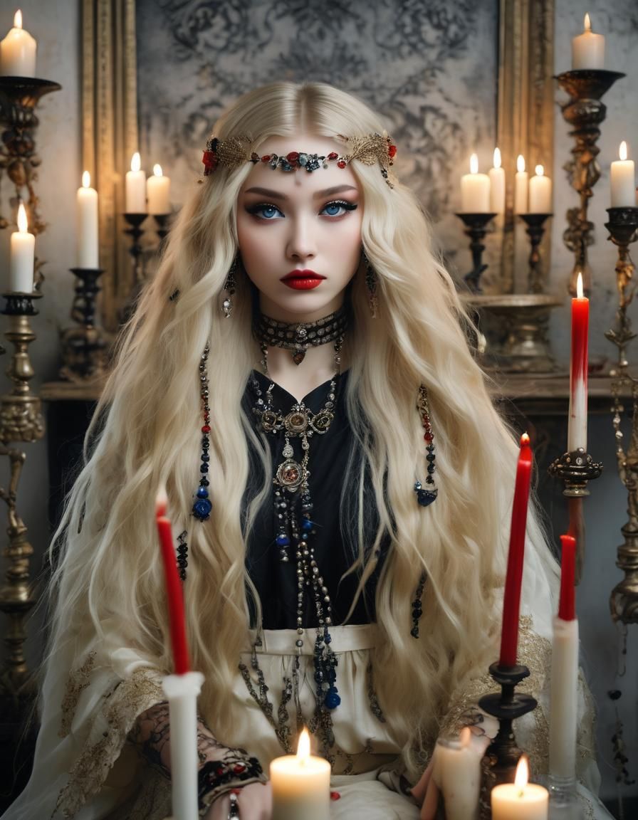 Eiko Ishioka Inspired Romantic Fashion Portrait