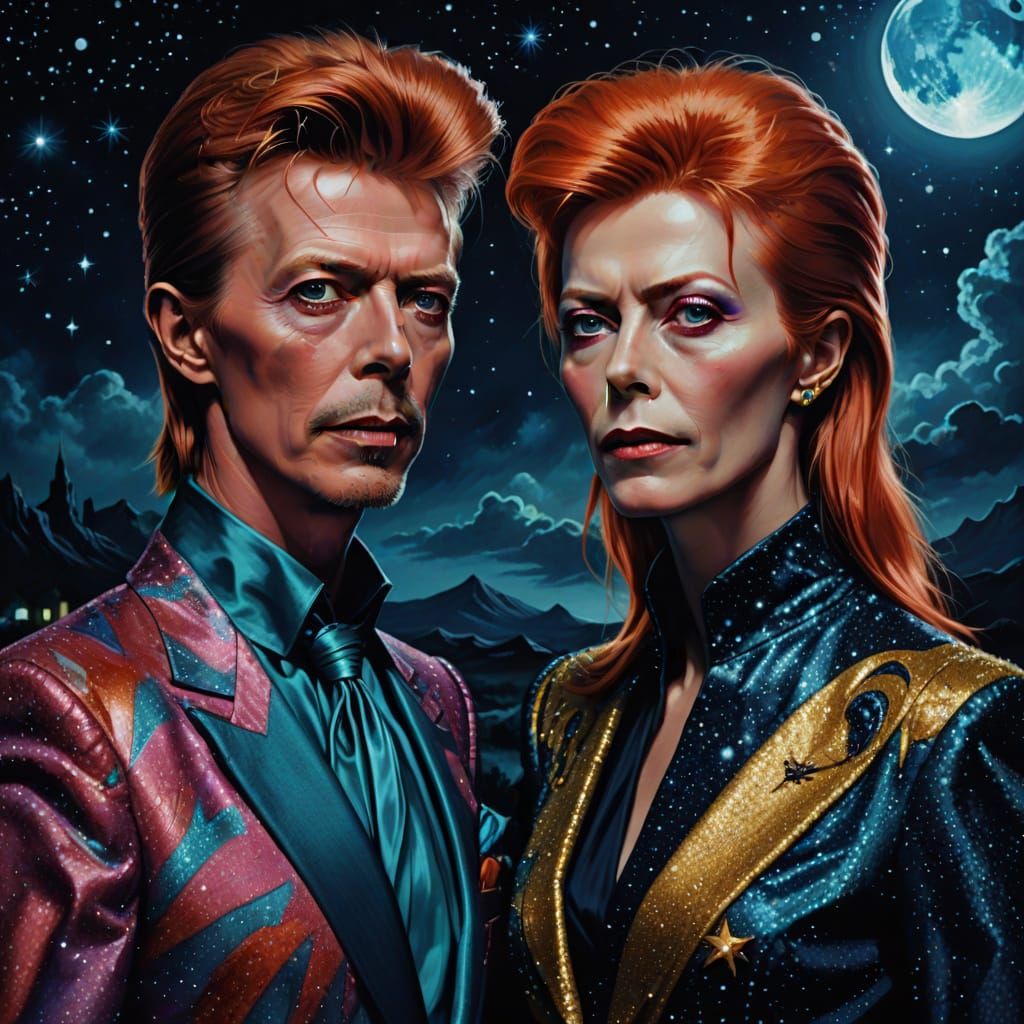 Bowie and Luna