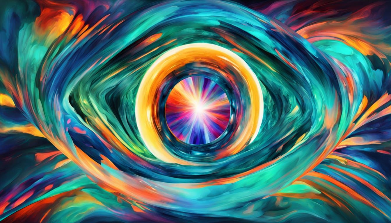 A macro photo of a tunnel funnel turbo