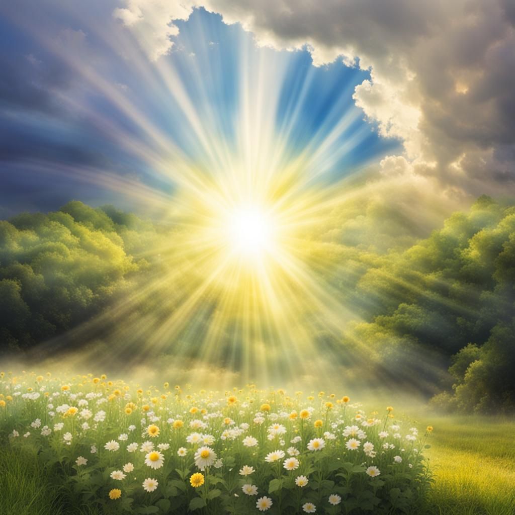 Divine Light: Joy of the Lord in Sunshine