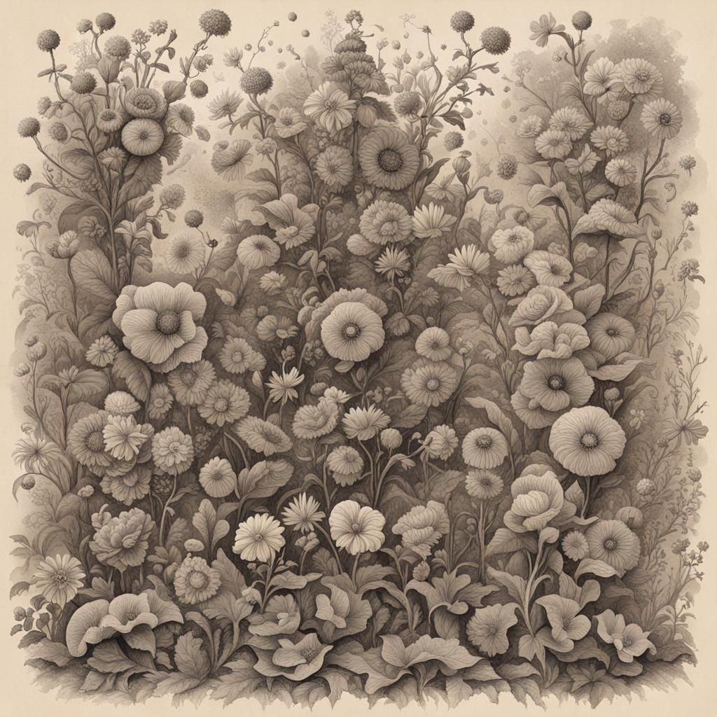 Botanical Ink Drawing - 19