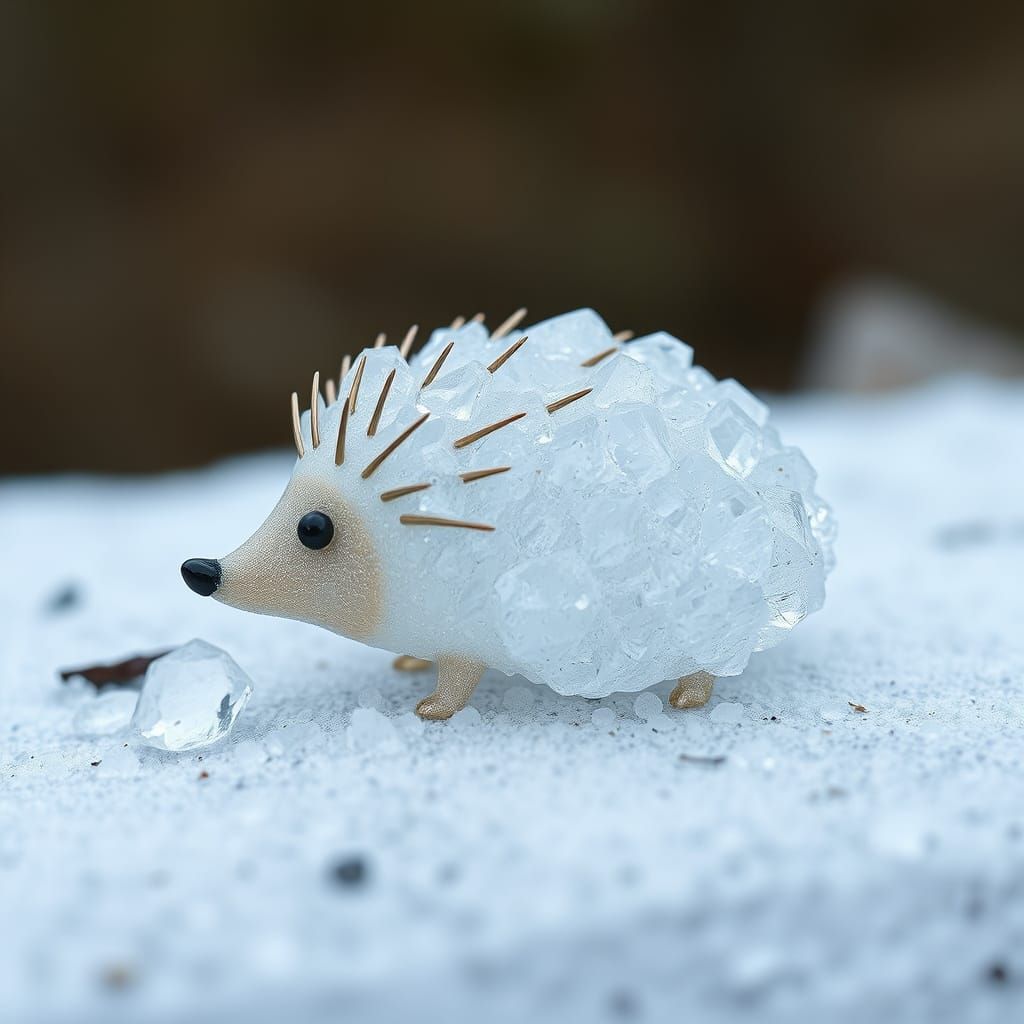 Icy Prickly Crystal Formations