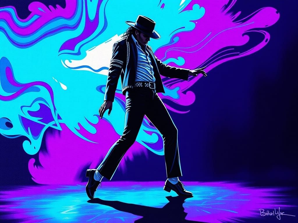 Moonwalking in Electric Dreamscape