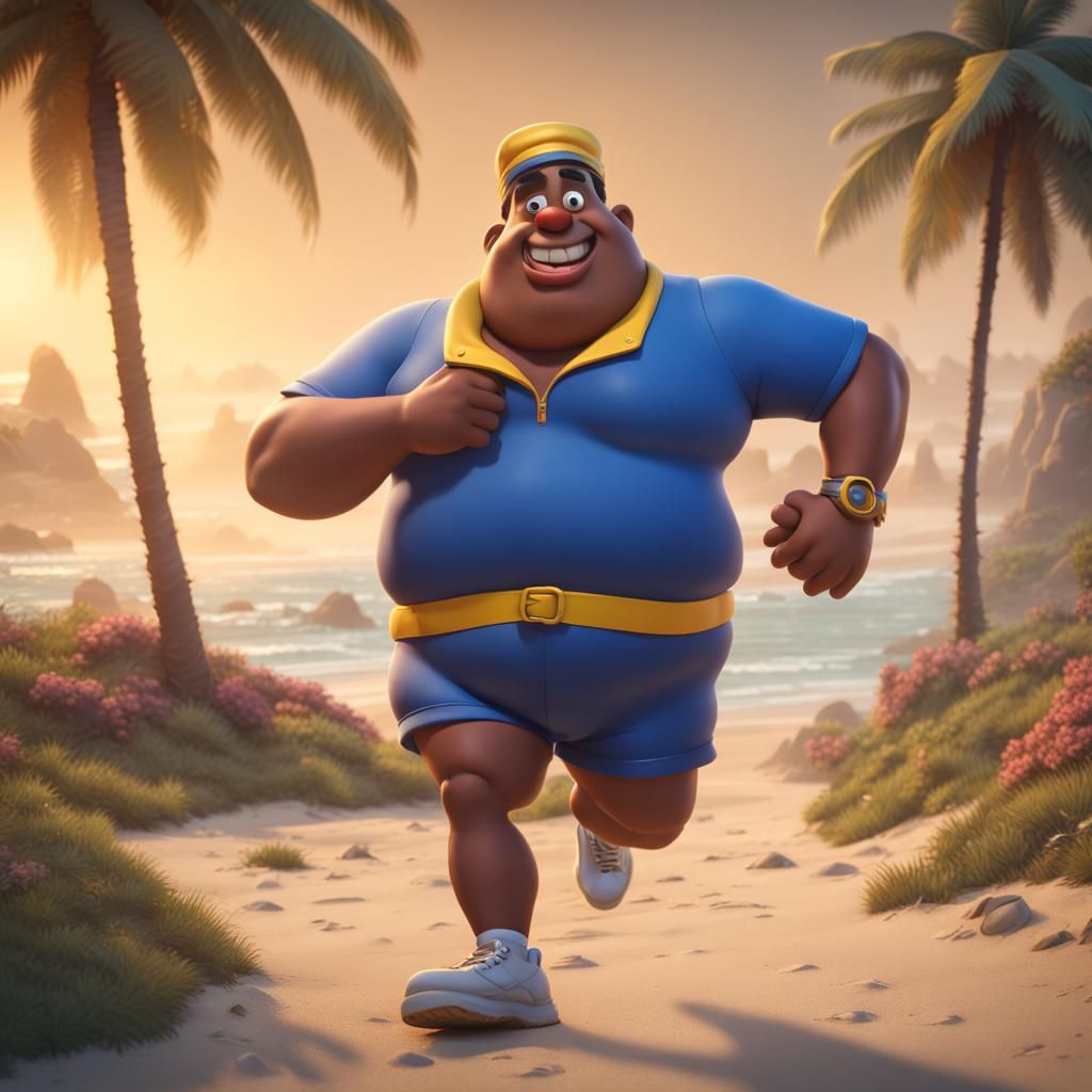 Extremely  skinny and emasculated 70s cartoon character Fat ...