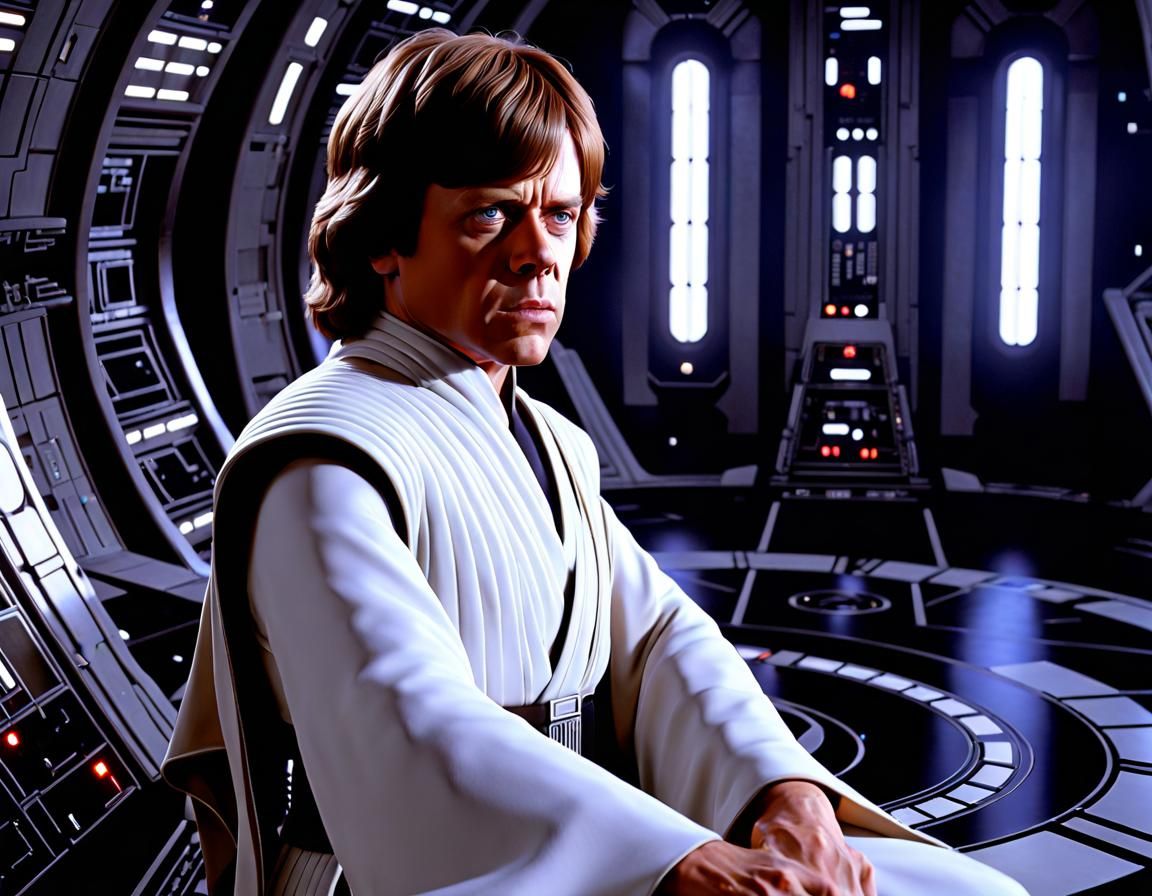 Hyperrealistic 3D Luke Skywalker Portrait