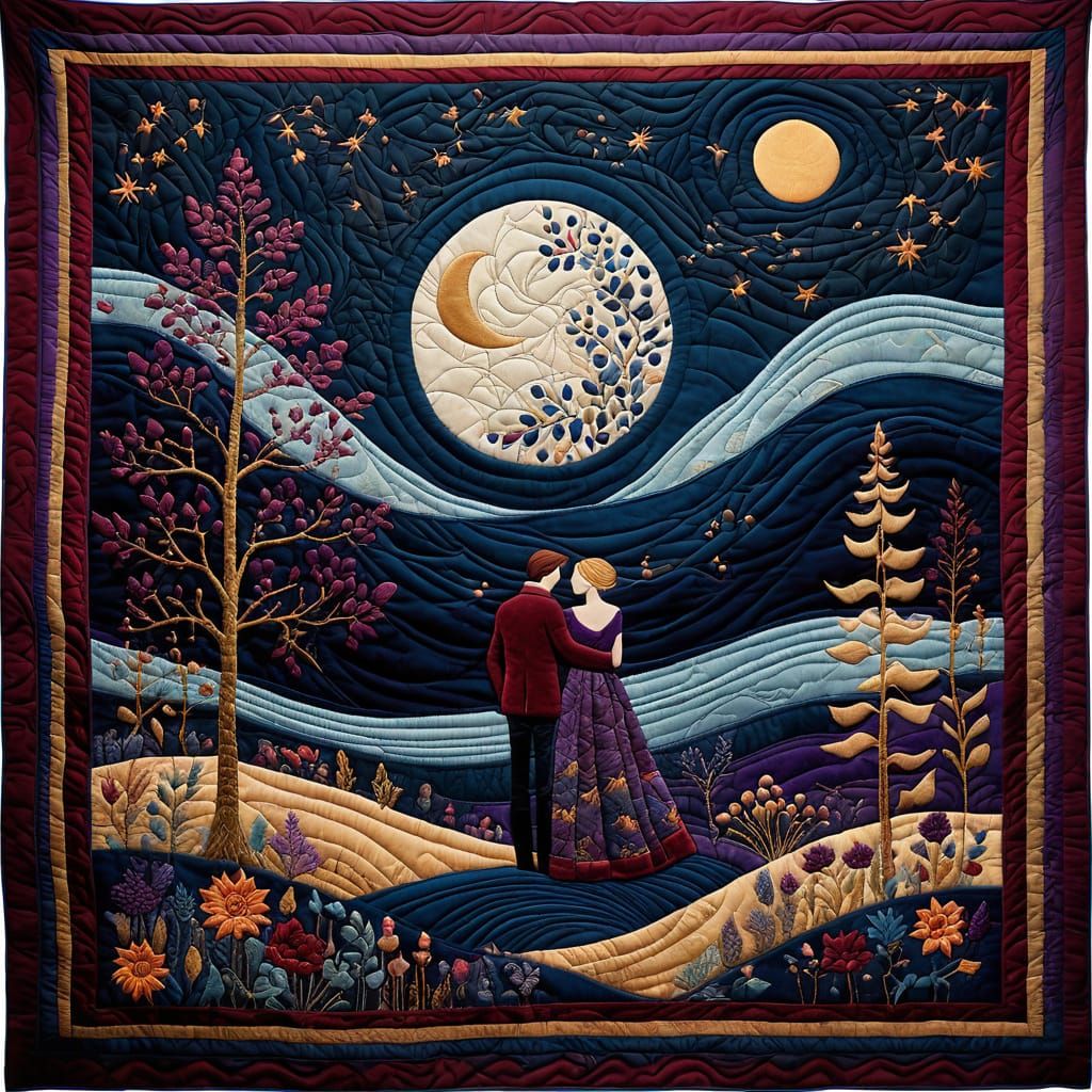 Loving Couple Quilt