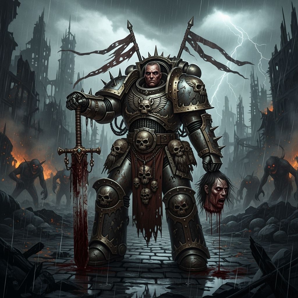 Grimdark Image in a Dark Fantasy Style