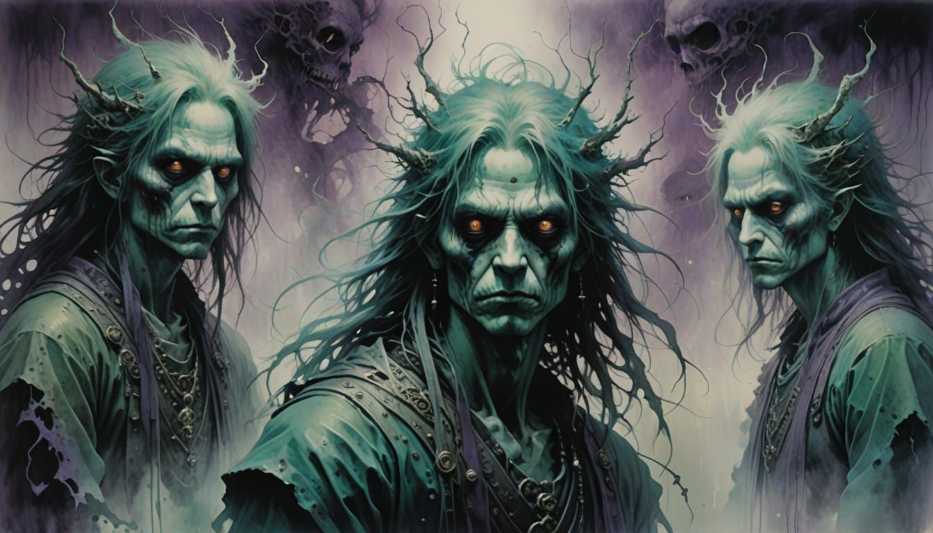 Dreamscapes in a Verdigris Haze