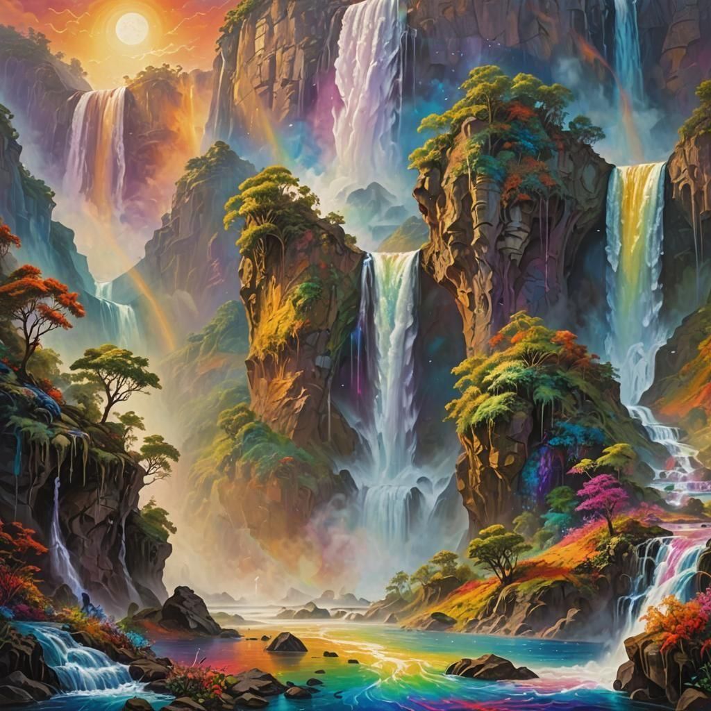 Rainbow Waterfall