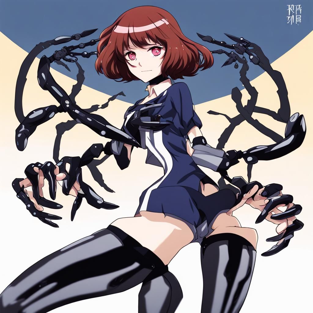 Gwen Tennyson with Four Arms in Anime Style