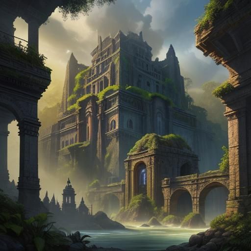 Lost City of Eram: Detailed Matte Painting