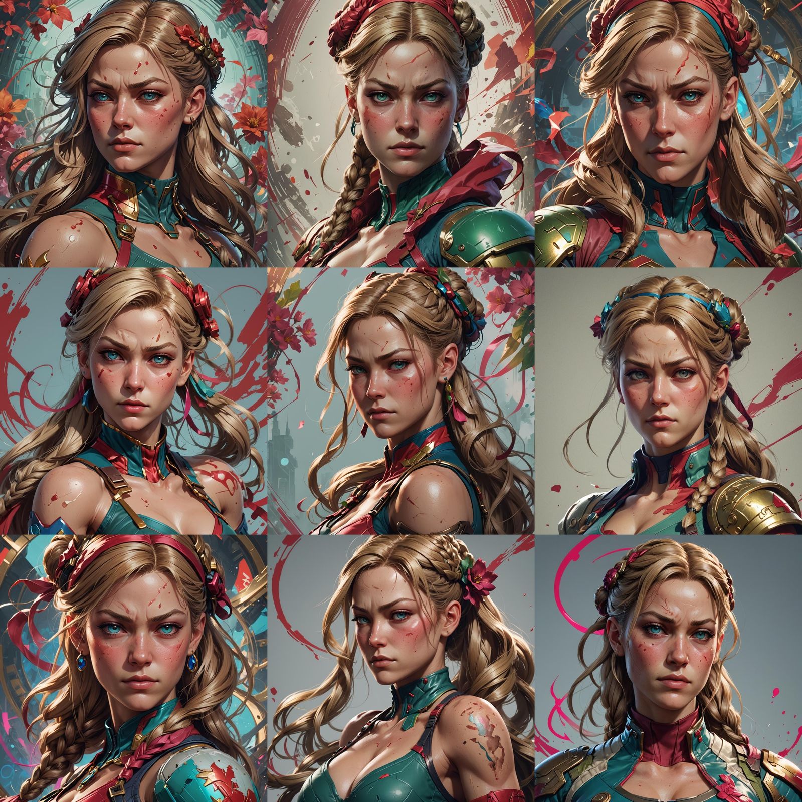 Detailed Portrait with Dynamic Lighting