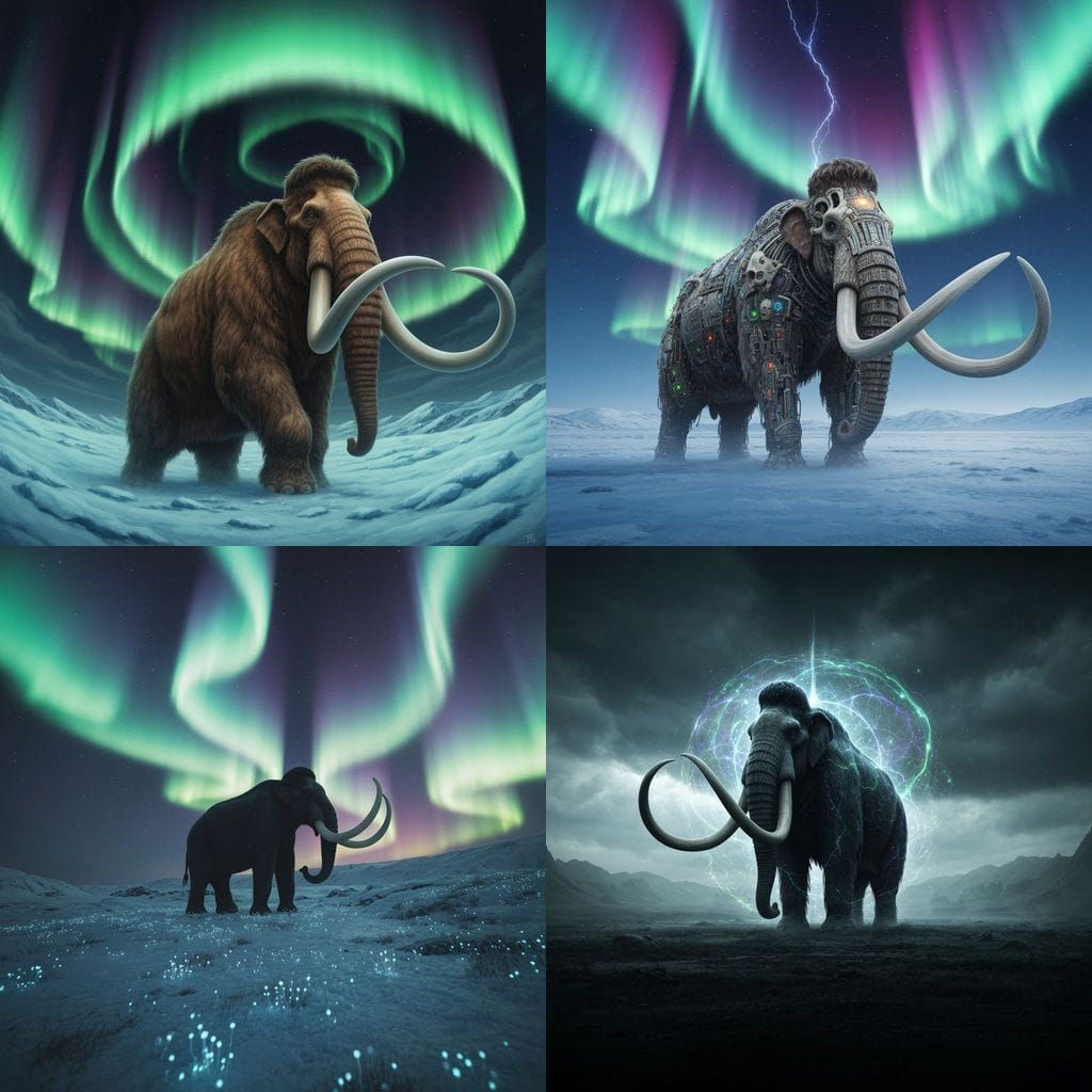 Mammoth Rebirth: A Symbolic Depiction of Mortality