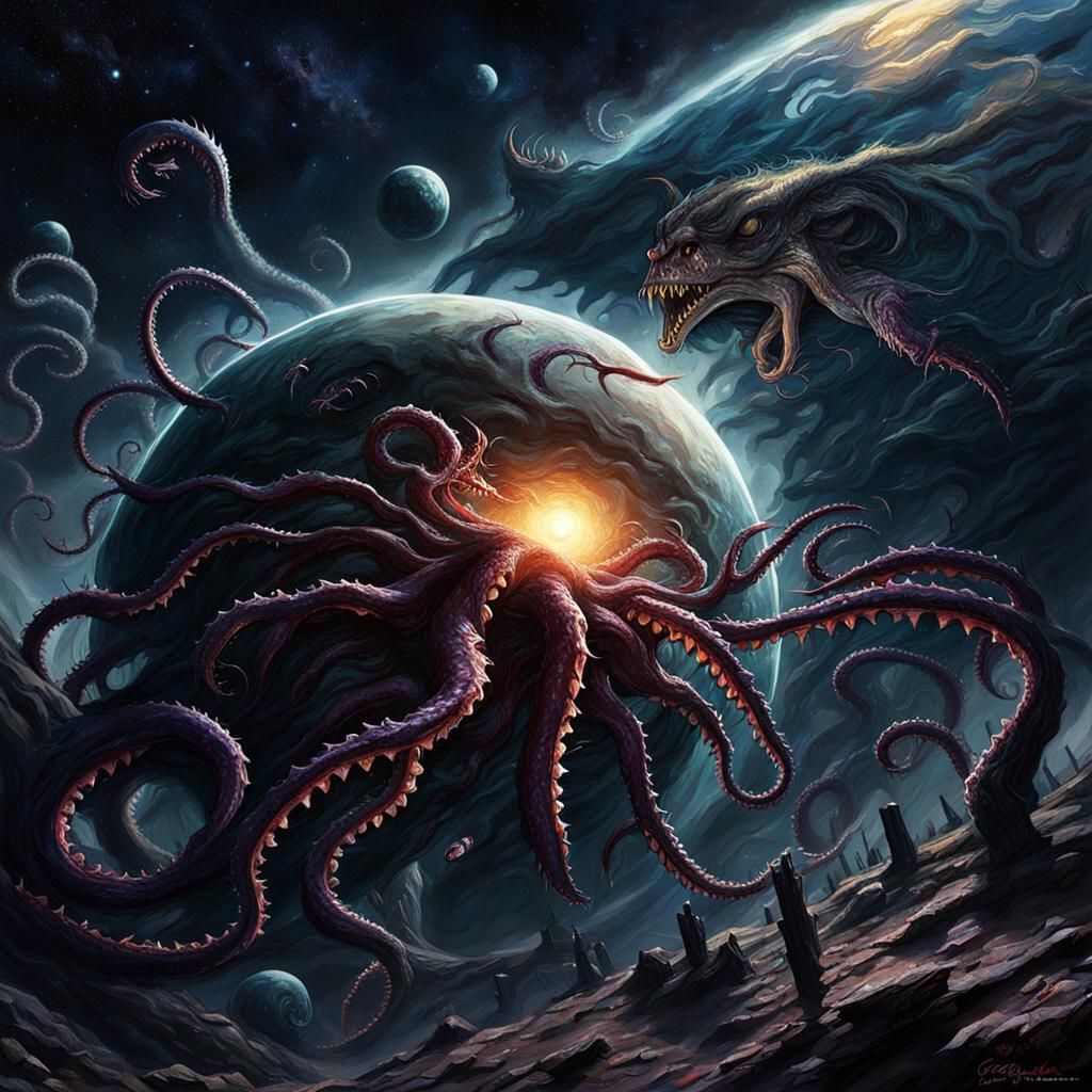 Cosmic Horror Invades the Multi-Flavored Planet