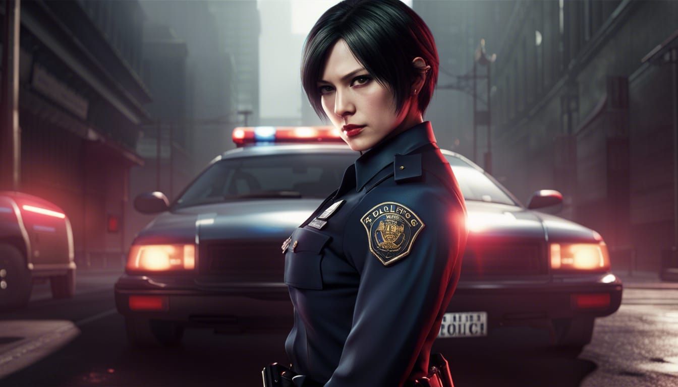 Ada Wong as a Police Officer