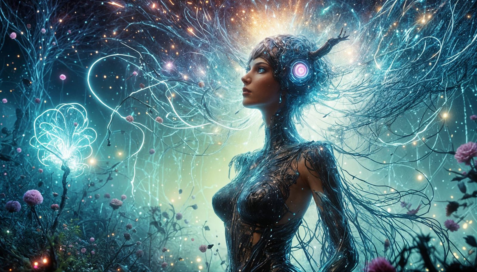 Androids Dream of Electric Sheep with Filigree Details