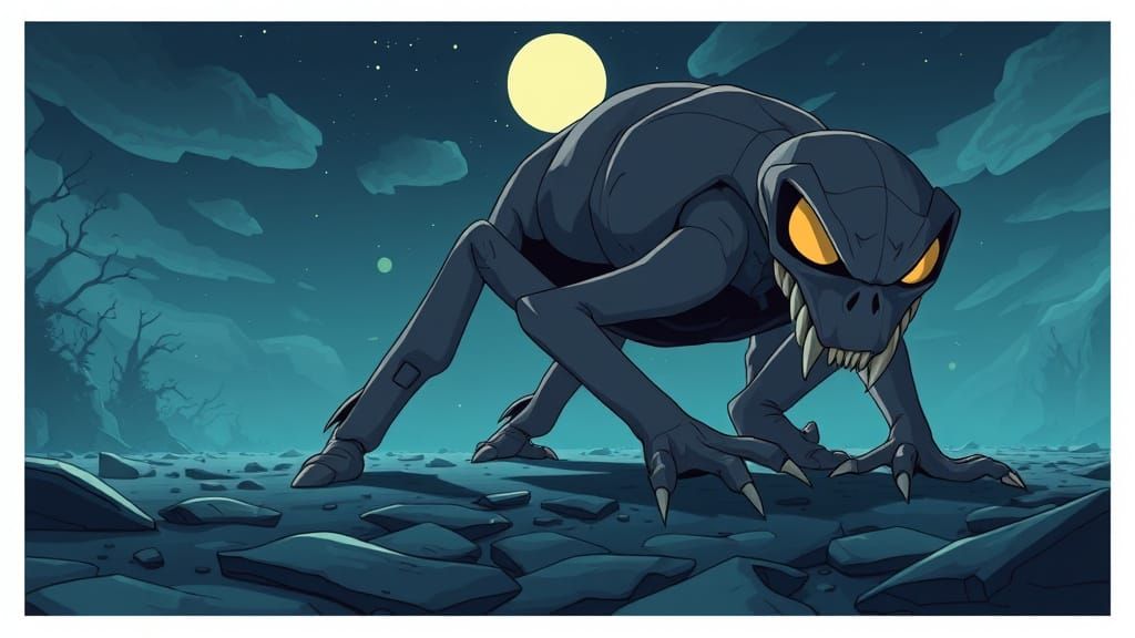 Manga Scan Anime Art in Studio Trigger Style