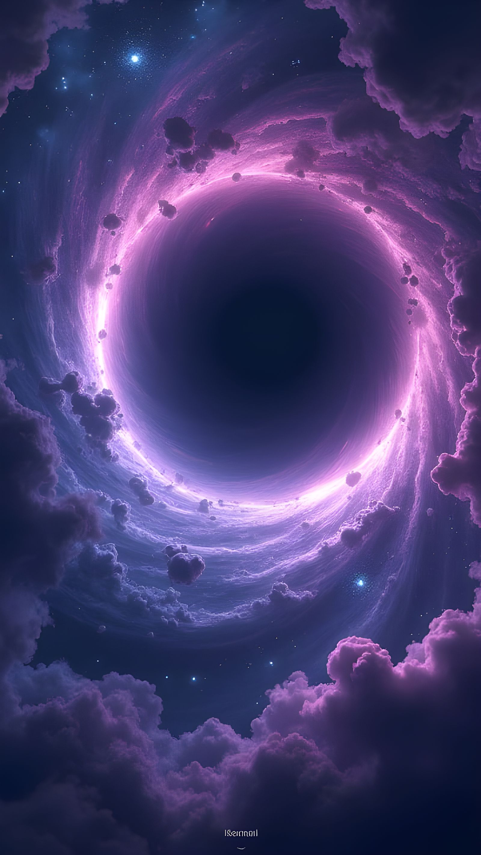 Black Hole Soulgate: AI Generated Cosmic Art