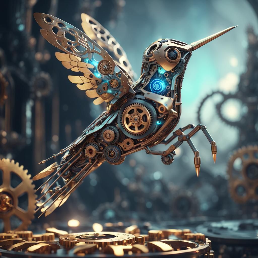 Mechanical hummingbird