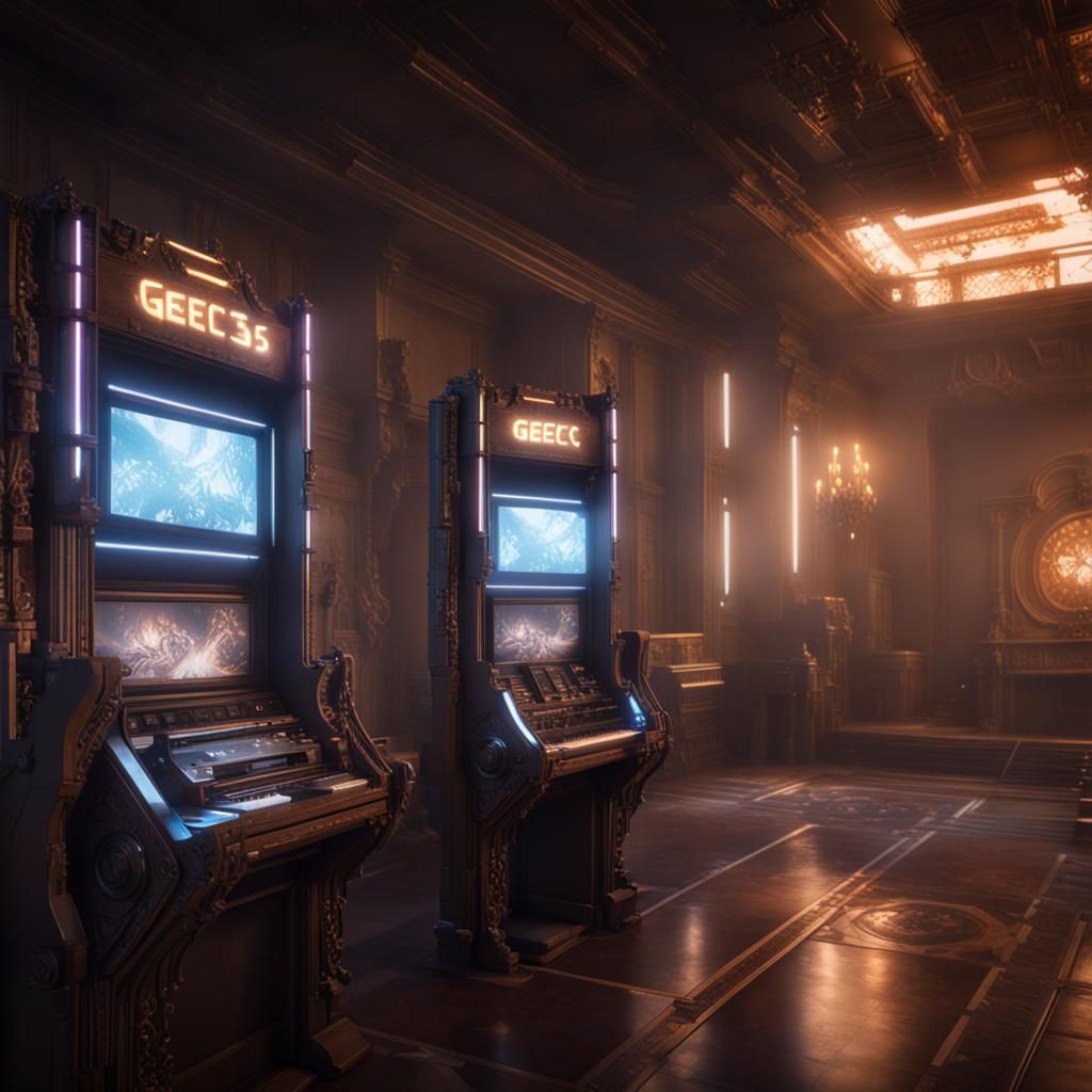 100 Gecs Ringtone in 3D Game Cinematic Style