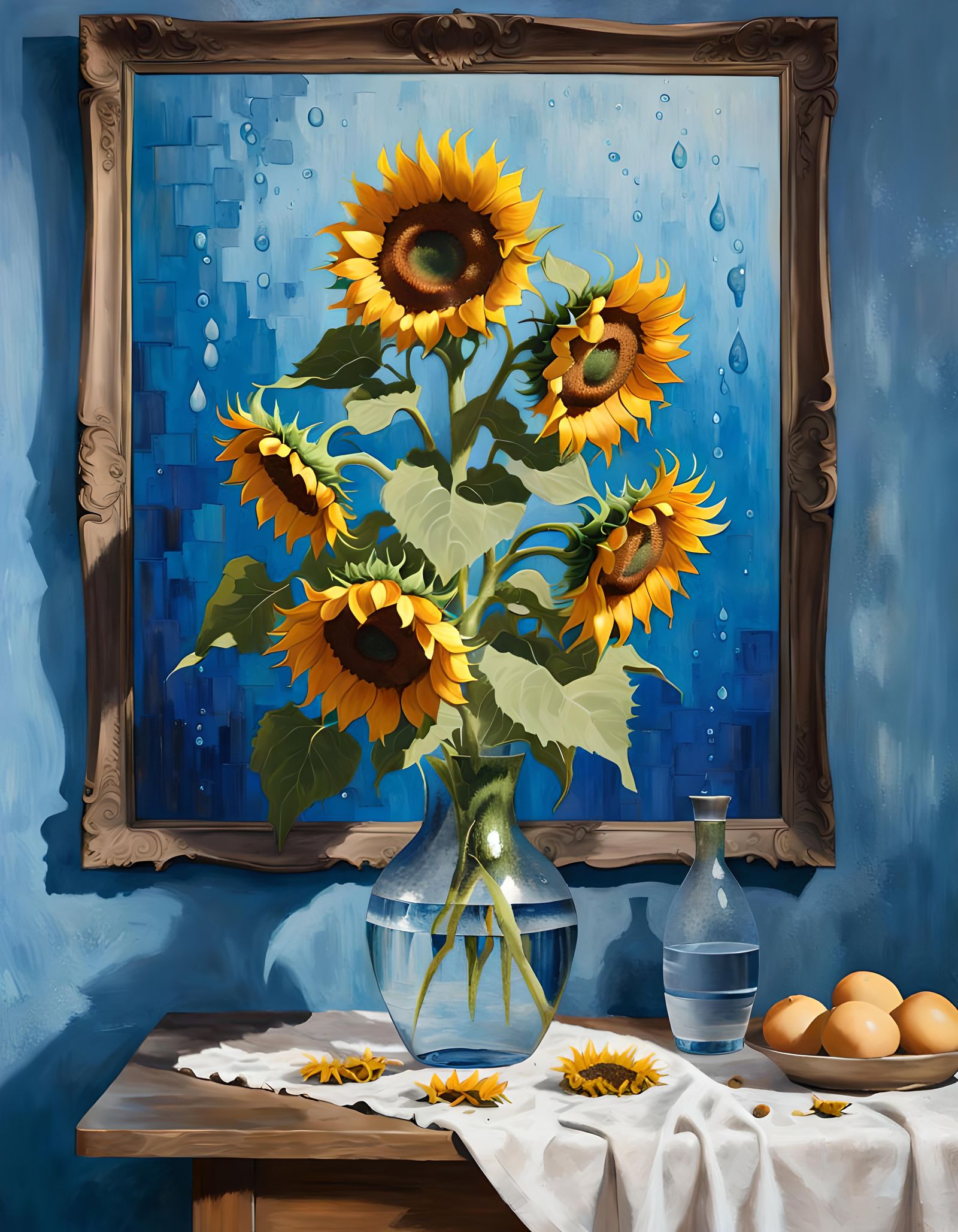 Sunflowers in Vase: A Masterpiece Painting