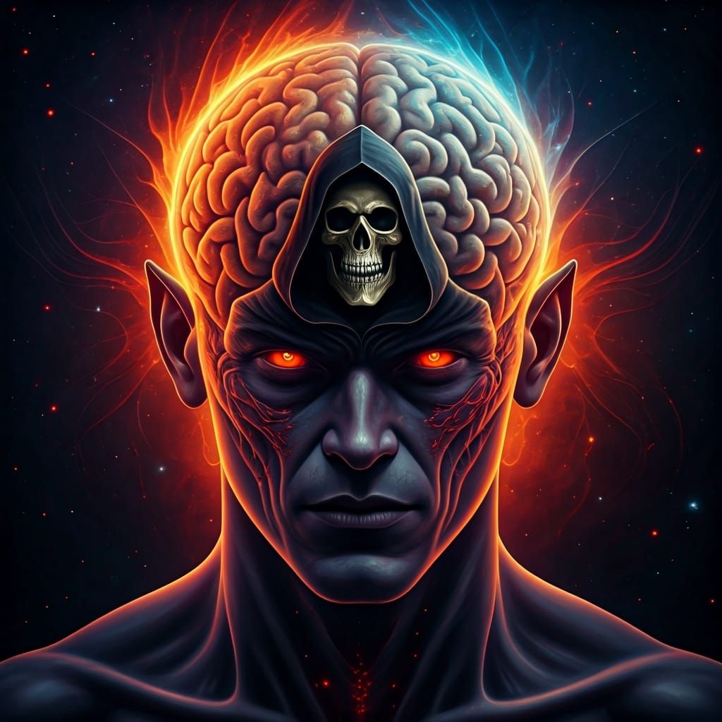 Lucifer as PTSD: Cosmic Entities in a Brain