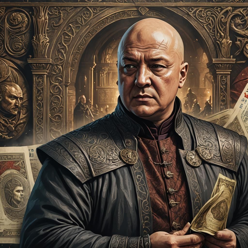 Lord Varys Game of Thrones Art Banknote