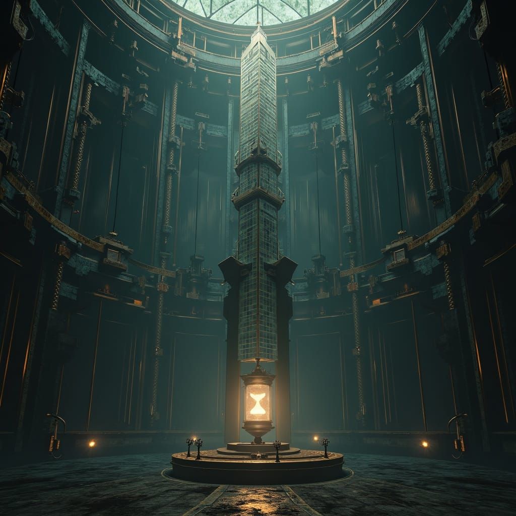 Plasma Mechanism Holds Art Deco Skyscraper in Deep Space