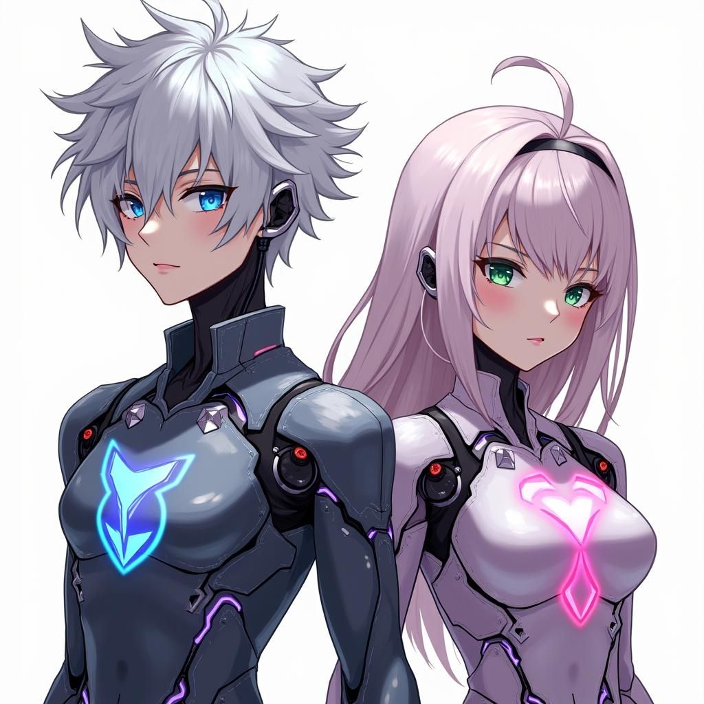 Anime-Inspired Cybernetic Robots with Cyber Panzer Graphics