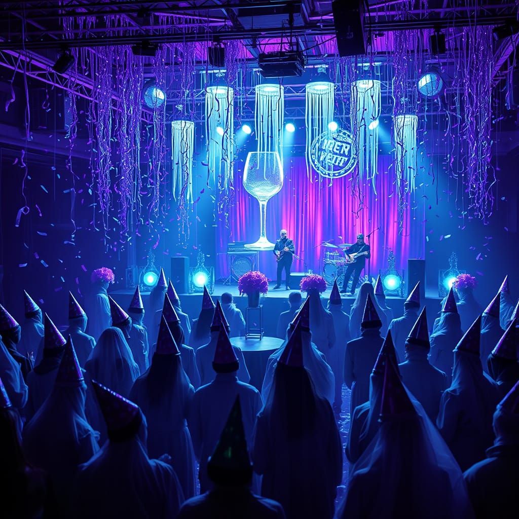 Haunted New Year's Gala with Ghouls and Glamrock Band